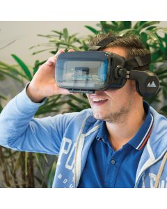 VR Glasses with Integrated Headphone