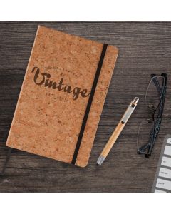 A5 Notebook with Bamboo Pen Including Stylus