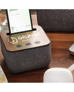 Shae Fabric and Wood Bluetooth® Speaker