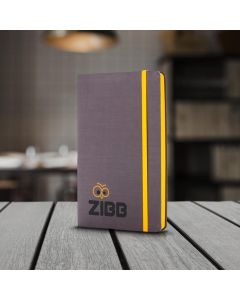 Deluxe Fabric Notebook with coloured side
